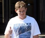 Le 30 juillet 2011, Arnold Schwarzenegger a fêté son 64e anniversaire : son fils Christopher a montré qu'il allait mieux. 