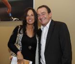 Jean-Pierre Pernaut et Nathalie Marquay, à Paris, le 8 février 2011. 