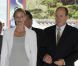 Le prince Albert et Charlene Wittstock visitent l'exposition Fastes et Grandeur des Cours en Europe. Le 3 août 2011, à Monaco