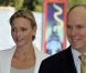 Le prince Albert et Charlene Wittstock visitent l'exposition Fastes et Grandeur des Cours en Europe. Le 3 août 2011, à Monaco