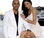 Nicole Scherzinger et Lewis Hamilton à Monaco, le 28 mai 2011.<br />