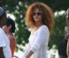 Rihanna en vacances à la Barbade le 4 août 2011