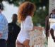 Rihanna en vacances à la Barbade le 4 août 2011