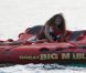 Rihanna en vacances à la Barbade le 4 août 2011