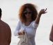 Rihanna en vacances à la Barbade le 4 août 2011