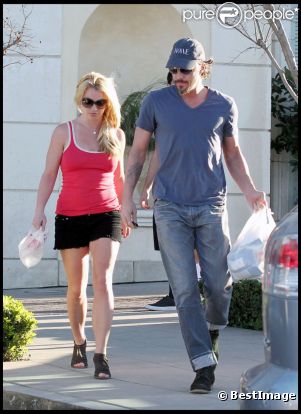 Jason Trawick et Britney Spears en janvier 2011.