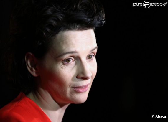 Juliette Binoche en octobre 2010 à Lyon
