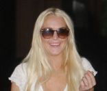 Lindsay Lohan quitte un centre de spa à New York, samedi 13 août 2011.
