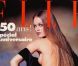 La jeune Vanessa Paradis réalise deux couvertures différentes pour le cinquantième anniversaire du magazine Elle. 20 novembre 1995.