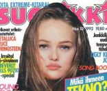 Vanessa Paradis réalisait la couverture du magazine finlandais Suosikki d\'octobre 1992.<br />