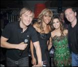 Les Guetta, Eva Longoria et Gad Elmaleh à la soirée F*** Me I'm Famous, le 15/05/08
