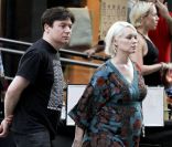 Mike Myers et sa femme Kelly dans les rues de New York le 17 août 2011