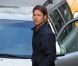 Brad Pitt sur le tournage de World War Z à Glasgow en Ecosse le 17 août 2011