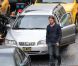 Brad Pitt sur le tournage de World War Z à Glasgow en Ecosse le 17 août 2011