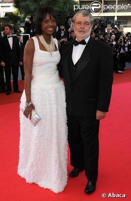 George Lucas et sa girlfriend Mellody Hobson
