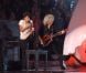 Brian May, guitariste de Queen, aux côtés de Lady Gaga/Jo Calderone lors  des MTV Video Music Awards, à Los Angeles, le 28 août 2011.