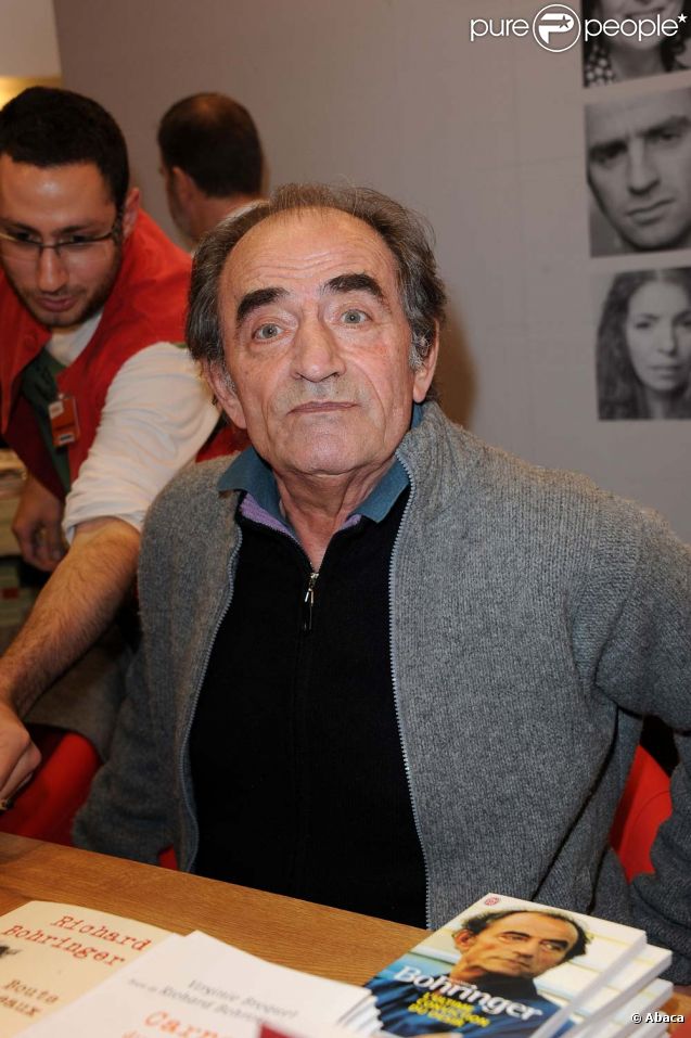 Richard Bohringer, Salon du livre de Paris, le 18 mars 2011.