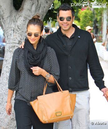Jessica Alba et son époux Cash Warren
