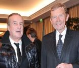 Charles Villeneuve et Etienne Mougeotte à Paris en janvier 2011