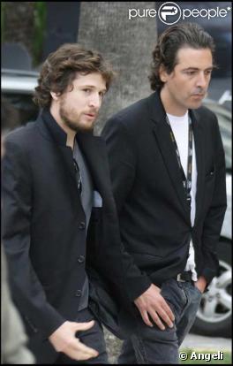 Guillaume Canet à cannes avec un ami