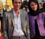 Samuel Benchetrit et Leila Hatami à la cérémonie d'ouverture du Festival du cinéma américain de Deauville. 2 septembre 2011
