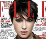 La magnifique Monica Bellucci, en couverture du magazine Elle pour son numéro du 30 octobre 2006.<br />
