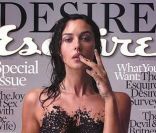La superbe Monica Bellucci prenait la pose en février 2001 pour <em>Esquire</em> et son numéro spécial Désir.<br />
