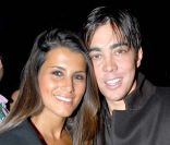 Gregory Lemarchal et Karine Ferri à Paris, le 23 mars 2007.