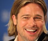 Brad Pitt en conférence de presse présente Moneyball à Toronto le 9 septembre 2011