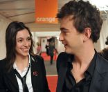 Lolita Séchan, fille de Renaud, et Renan Luce aux Victoires de la Musique à Paris, le 8 mars 2008.<br />