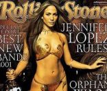 Jennifer Lopez se transforme en guerrière grecque pour le magazine Rolling Stone et son numéro de février 2001.<br />
