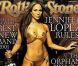 Jennifer Lopez se transforme en guerrière grecque pour le magazine Rolling Stone et son numéro de février 2001.