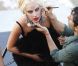 Retouche maquillage : Lady Gaga et Annie Leibovitz pour  Vanity Fair , à New York, le 12 septembre 2011.