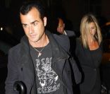 Jennifer Aniston et Justin Theroux au lancement de la colelction de jeans Hoyle Jackson à New York le 15 septembre 2011