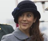 La princesse héritière Mary de Danemark inaugure et nomme un nouveau  navire de la Marine nationale Holger Danske à Kalundborg au Danemark le  18 Septembre 2011
