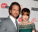LEs deux acteurs Gerard Butler et Michelle Monaghan, à l\'avant-première de <em>Machine Gun Preacher</em>, le 21 septembre 2011 à Los Angeles