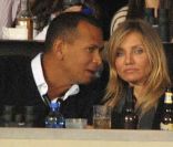 Cameron Diaz et Alex Rodriguez, à Dallas, le 6 février 2011.