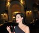 Dita von Tesse présente son premier parfum devant le palace Negresco à Nice, le 20 septembre 2011.