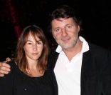 Inauguration de la Villa Navarre, à Pau, le 23 septembre 2011 : Vanessa Demouy et Philippe Lellouche. 