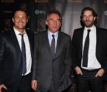 Inauguration de la Villa Navarre, à Pau, le 23 septembre 2011 : Frédéric Beigbeder, Stéphane Carella et François Bayrou. 