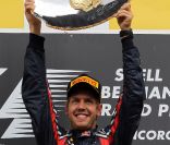 Sebastian Vettel, le 28 août 2011 lors du grand prix de Belgique