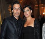 Robert Pirès et sa compagne Jessica lors du Par Coeur Gala, à Paris, le 26 septembre 2011.