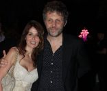 <p>Stéphane Guillon aux côtés de Muriel Cousin en mai 2011 à Cannes pour le 64e Festival de Cannes</p>