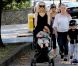 Gwen Stefani se balade au zoo avec ses fils, Kingston et Zuma. Londres, 28 septembre 2011