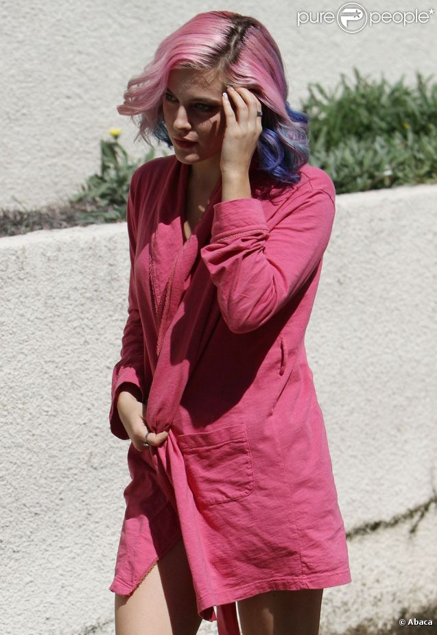 Riley Keough sur le tournage de Magic Mike à Los Angeles, le 27 septembre 2011