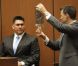 Troisième jour du procès du docteur Conrad Murray, accusé d'homicide involontaire sur Michael Jackson, à Los Angeles le 29 septembre 2011 - ici Alberto Alvarez 