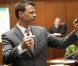 Troisième jour du procès du docteur Conrad Murray, accusé d'homicide involontaire sur Michael Jackson, à Los Angeles le 29 septembre 2011 - ici le procureur Walgren 