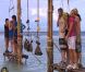 Les candidats en pleine épreuve dans Koh Lanta, vendredi 30 septembre 2011 sur TF1