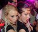 Sabrina et Juliette se prennent en photo alors qu'elles font la fête au Duplex le 30 septembre 2011