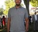 Le basketteur Boris Diaw lors de l'édition 2011 du Prix de l'Arc de Triomphe, dimanche 2 octobre, qui a vu le sacre inattendu de la pouliche allemande Danedream, auteure du nouveau record de l'épreuve. 